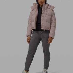 Lululemon wunder puff cropped jacket